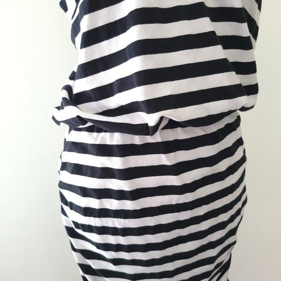 Sundry Ruched Tank Dress Striped XL - Picture 5 of 13